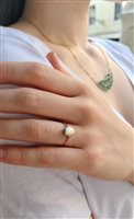 Vicenza - Piazzetta Palladio 2 - Anello Soprana Donna in Oro giallo ANGPT OVALE - ANGPT OVALE